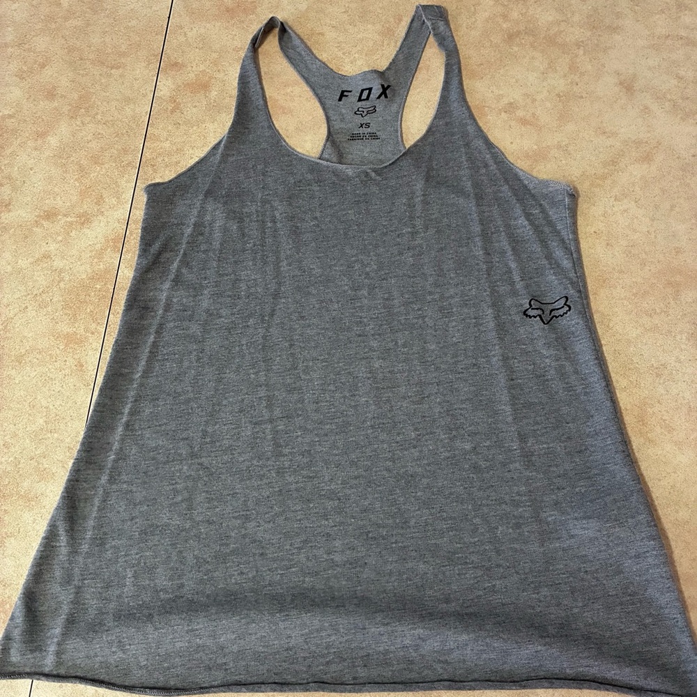 Fox Racing Grey Racerback Tank Top Size XS - Picture 4 of 10
